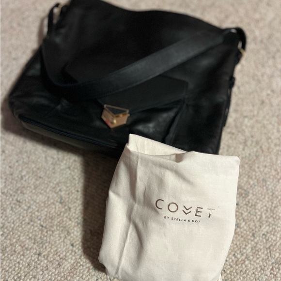 Stella & Dot Leather Covet Bucket Bag/Purse - Picture 4 of 4